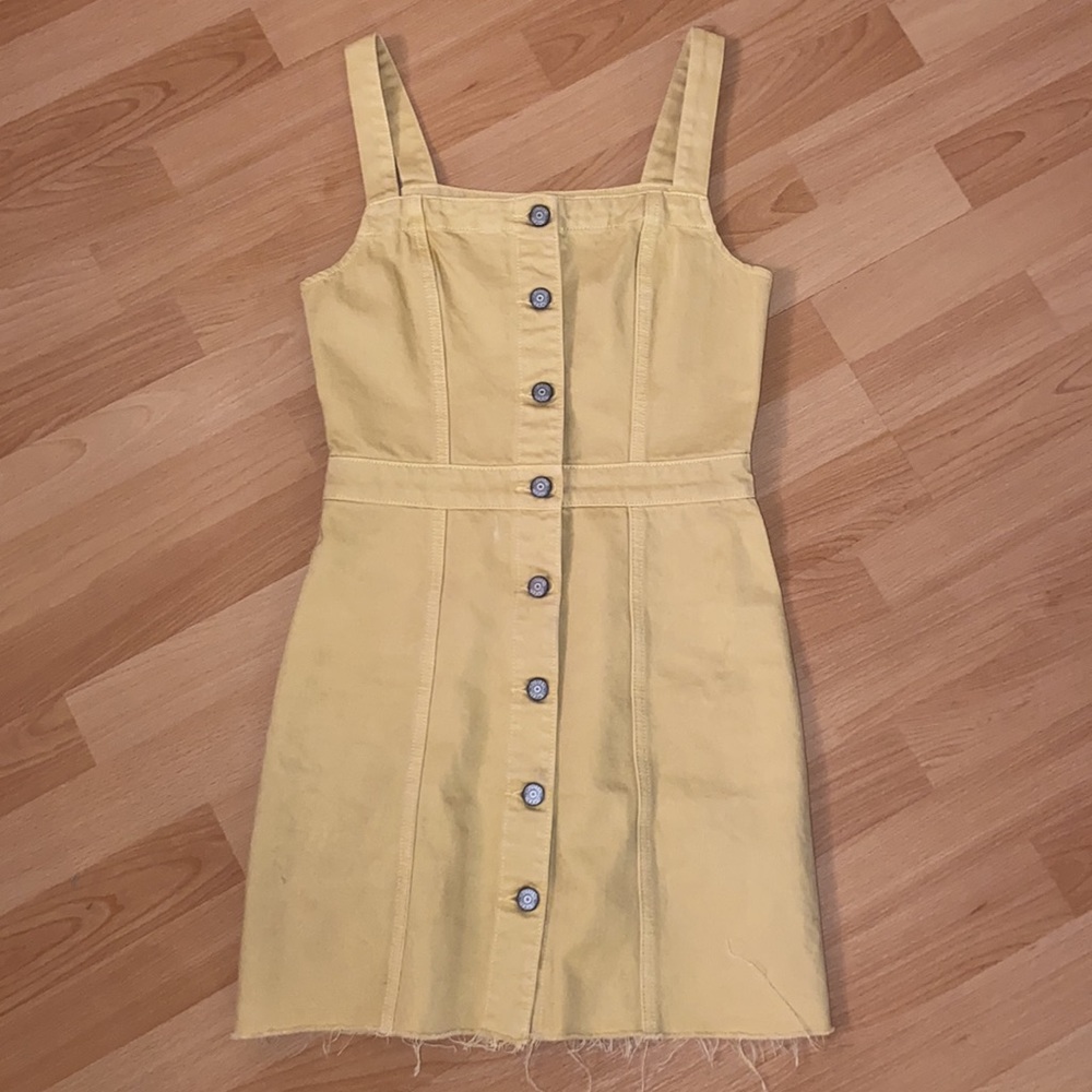Boyish Yellow Denim Dress